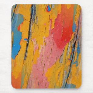 Colourful Paint Splatter Mouse Pad
