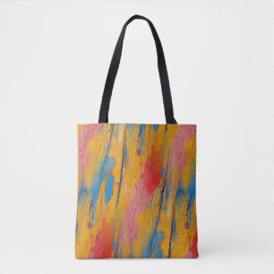 Colourful Paint Splatter Tote Bag