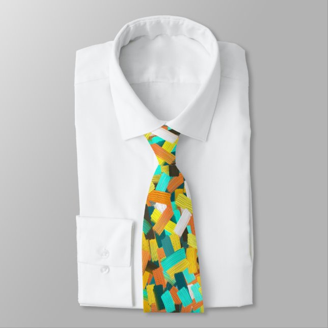 Colourful Paint Tie (Tied)