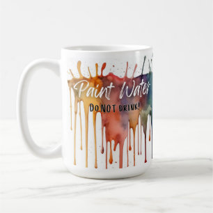 Colourful Paint Water Mug - Funny Artist Gift