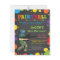 Colourful Paintball Birthday Party Invitations