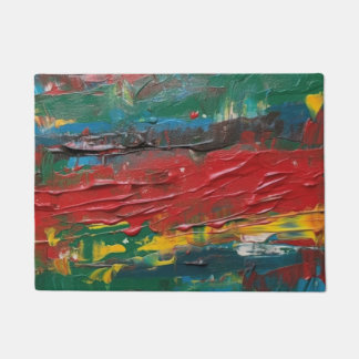 Colourful Painted Doormat