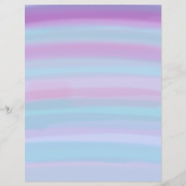 Colourful Painted Purple Scrapbooking Paper (Front)