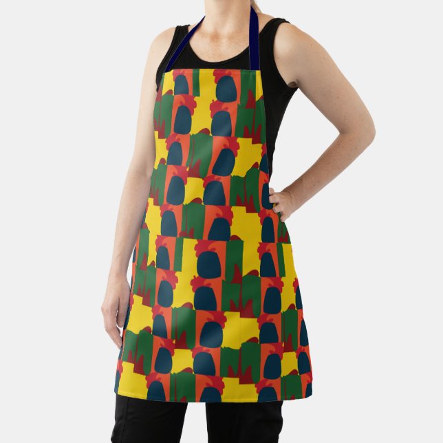 Colourful Painting Abstract  Apron (Insitu)