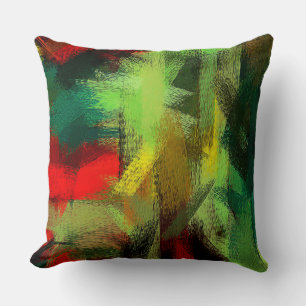 Colourful Painting Abstract Background #2 Cushion