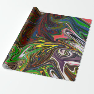 Colourful Painting   Abstract Masterpiece Fine Art Wrapping Paper
