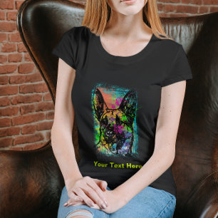 Colourful Painting Dog T-Shirt