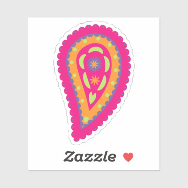 Colourful Paisley (Sheet)