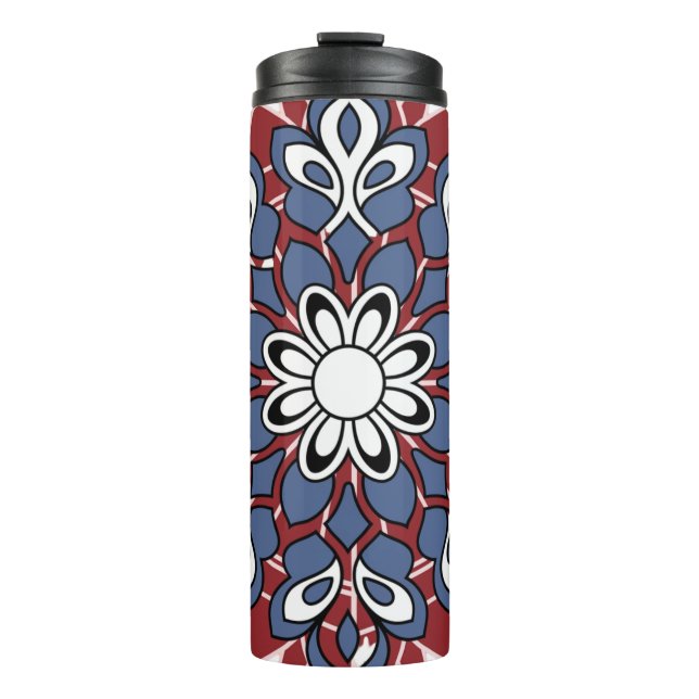 Colourful Paisley Boho Pattern Mug Design (Front)