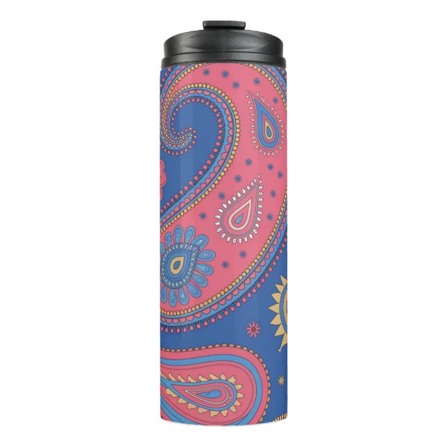 Colourful Paisley Boho Pattern Mug Design (Front)