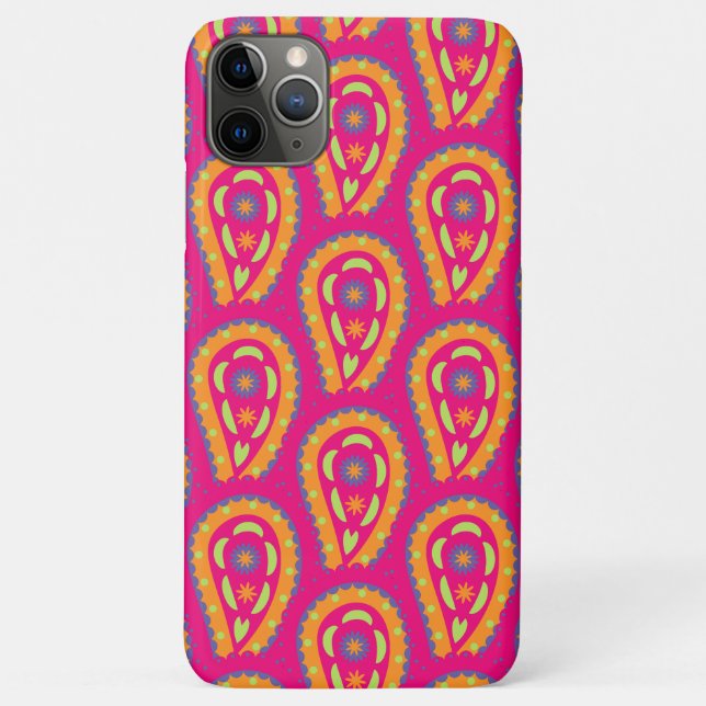 Colourful Paisley Case-Mate iPhone Case (Back)