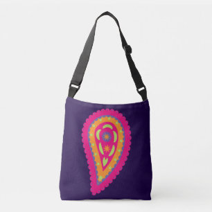 Colourful Paisley Crossbody Bag