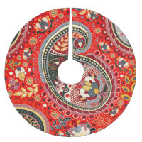 Colourful Paisley Indian Seamless Pattern