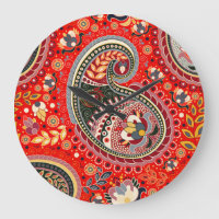 Colourful Paisley Indian Seamless Pattern