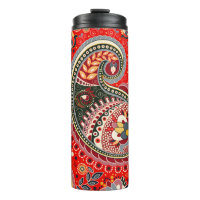 Colourful Paisley Indian Seamless Pattern