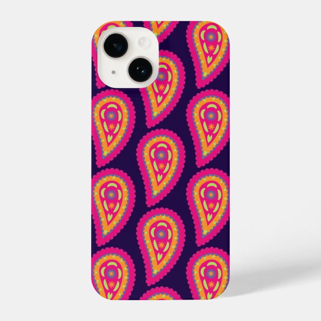 Colourful Paisley iPhone Case (Back)