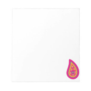 Colourful Paisley Notepad