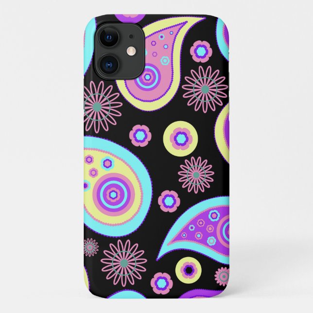 Colourful Paisley, Paisley Pattern, Persian Paisle Case-Mate iPhone Case (Back)