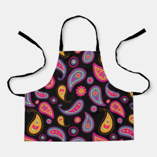 Colourful Paisley Pattern Apron