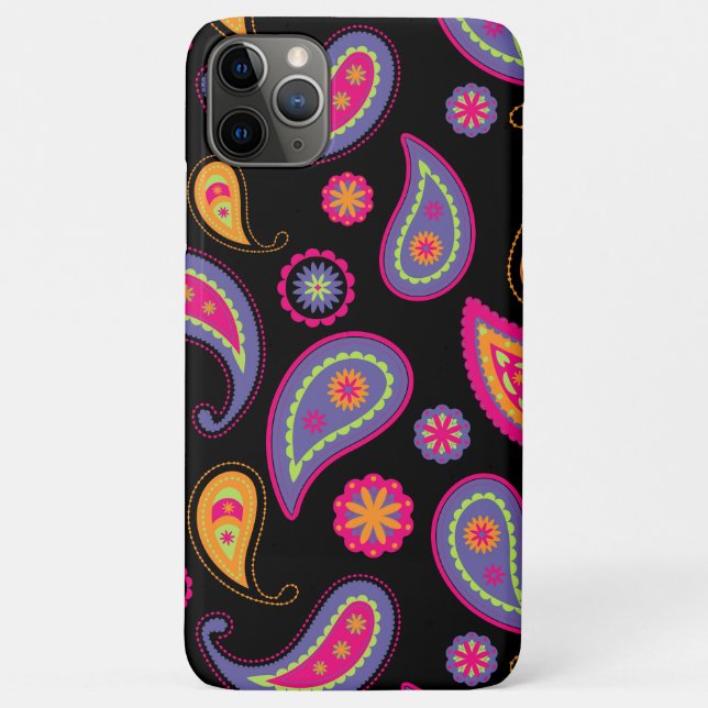 Colourful Paisley Pattern Case-Mate iPhone Case (Back)