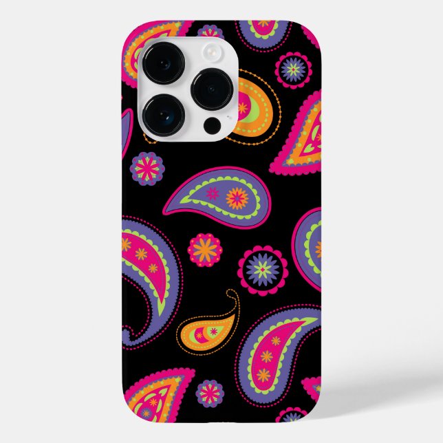 Colourful Paisley Pattern Case-Mate iPhone Case (Back)