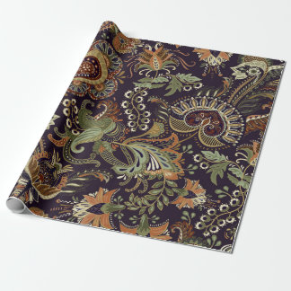 Colourful Paisley pattern. Ethnic vintage wallpape Wrapping Paper