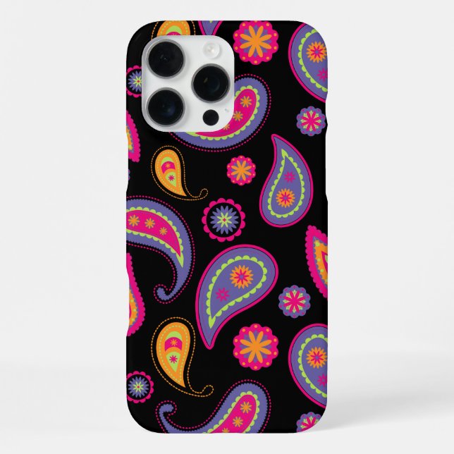 Colourful Paisley Pattern iPhone Case (Back)