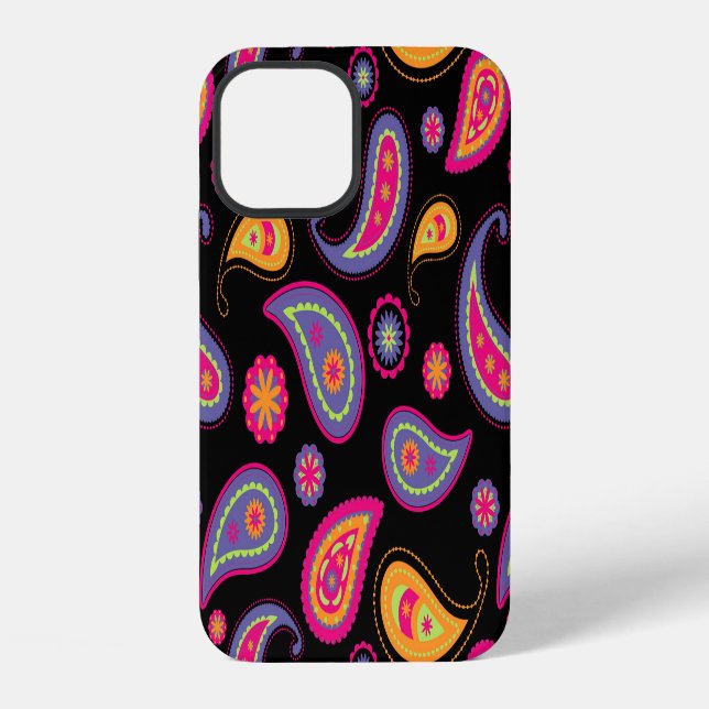 Colourful Paisley Pattern iPhone Case (Back)