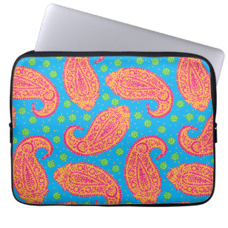 Colourful Paisley Pattern Laptop Sleeve