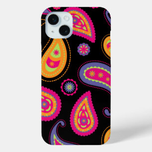 Colourful Paisley seamless Pattern iPhone 15 Mini Case