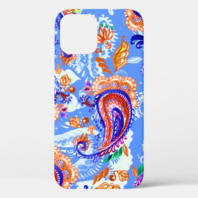 Colourful paisley seamless pattern Case-Mate iPhone case (Back)