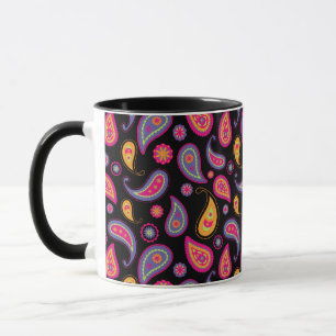 Colourful Paisley seamless Pattern Mug