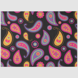 Colourful Paisley seamless Pattern Tissue Paper