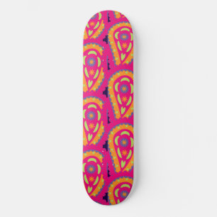 Colourful Paisley Skateboard