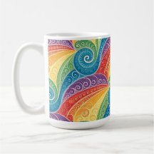 Colourful Paisley Swirl Pattern