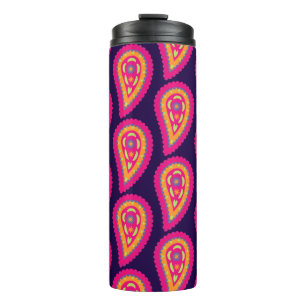 Colourful Paisley Thermal Tumbler