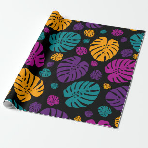 Colourful Palm Leaves Wrapping Paper