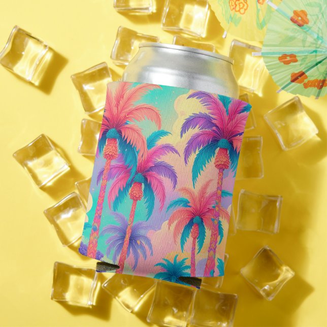 Colourful Palm trees Can Cooler (In Situ Summer)
