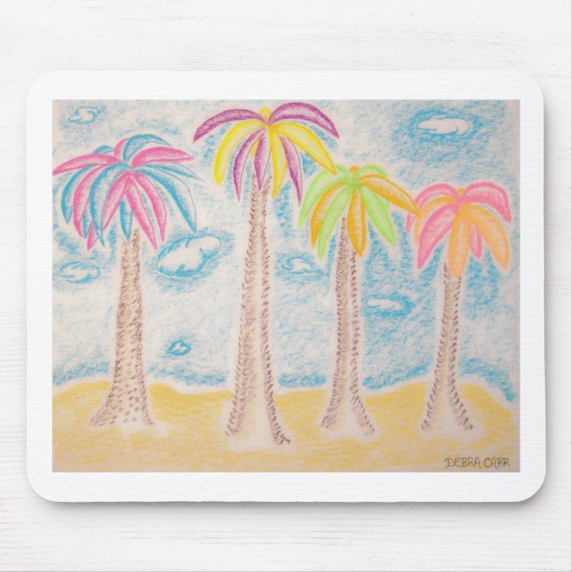 Colourful Palms-mousepad Mouse Pad (Front)