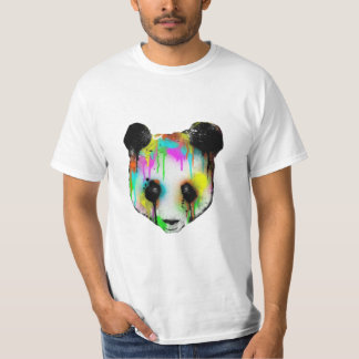 Colourful panda face T-Shirt