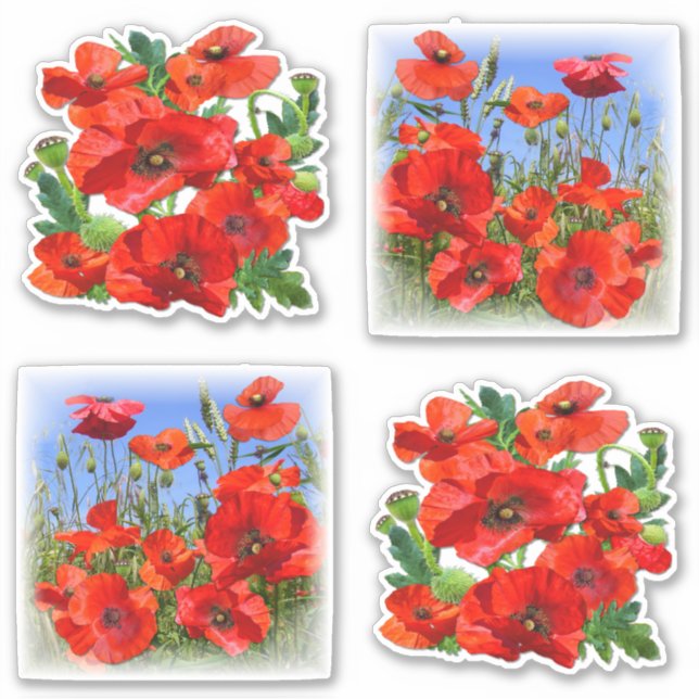 Colourful Pansies Contour Sticker (Front)