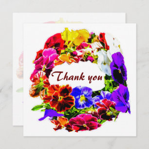 Colourful Pansy Flowers