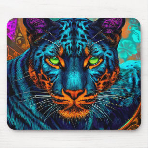 Colourful Panther Mouse Pad