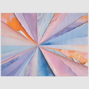 Colourful Paper Collage Art Tissue Paper