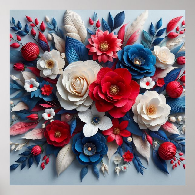 🌸 Colourful Paper Flower Decor For Craft Lovers � (Front)