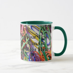 Colourful Paperclips Mug