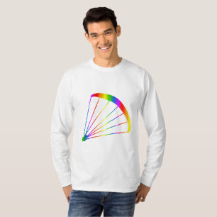 Colourful Paraglider Rainbow Long Sleeve T-Shirt