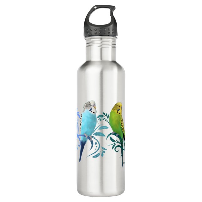 Colourful Parakeets 710 Ml Water Bottle (Front)