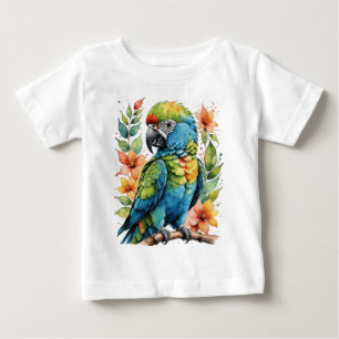 Colourful parrot  baby T-Shirt