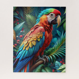 Colourful Parrot Jigsaw Puzzle